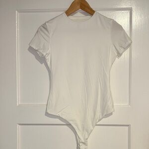 Elegant White Women's Bodysuit